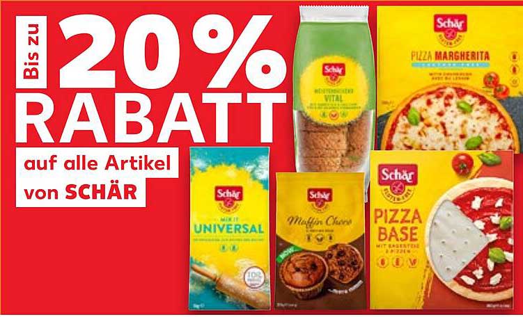 Bis zu 20% Rabatt auf alle Artikel von Schär