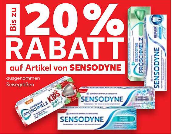 Bis zu 20% Rabatt auf Artikel von SENSODYNE