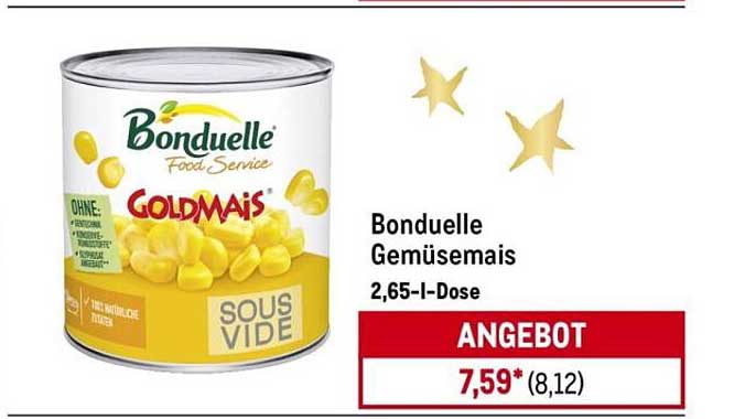 Bonduelle Gemüsemais 2,65-I-Dose