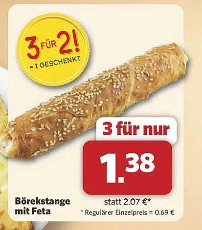 Börekstange mit Feta - 3 für 2! = 1 geschenkt