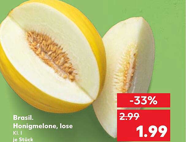 Brasilien Honigmelone, lose, Ki. I je Stück