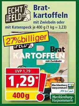 Bratkartoffeln mit Zwiebeln oder Katenspeck 400 g