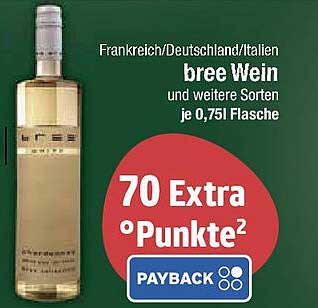 bree Wein und weitere Sorten je 0,75l Flasche