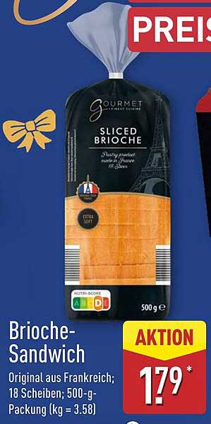 Brioche-Sandwich – Original aus Frankreich