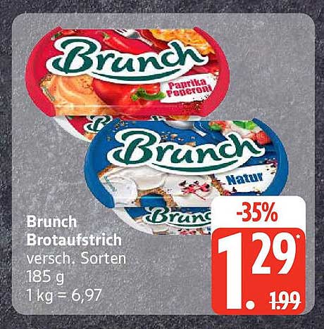 Brunch Brotauftstrich - Verschiedene Sorten 185 g