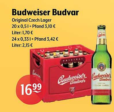 Budweiser Budvar - Original Czech Lager