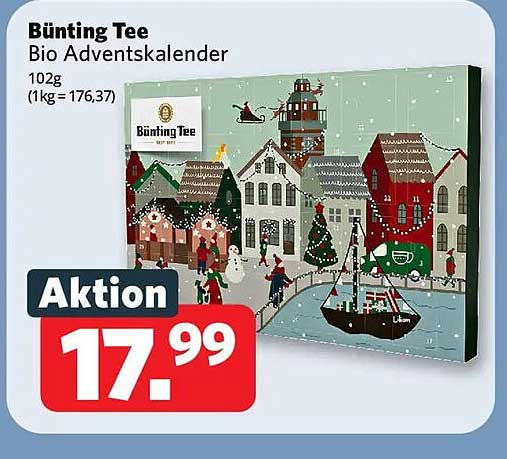 Bünting Tee Bio Adventskalender