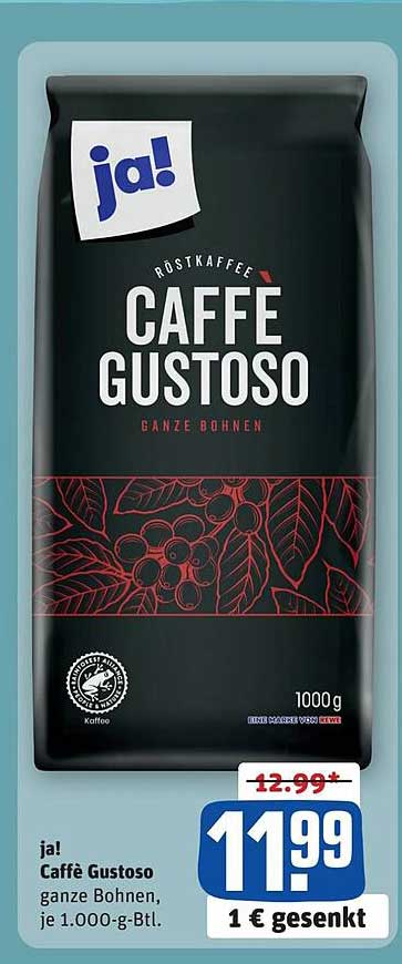 Caffè Gustoso ganze Bohnen 1.000 g