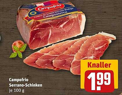 Campofrio Serrano-Schinken je 100 g