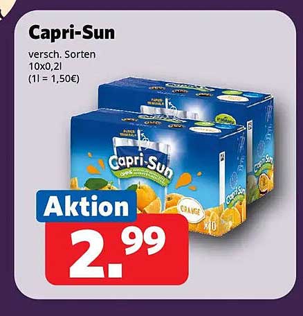 Capri-Sun 10x0,2l - Verschiedene Sorten