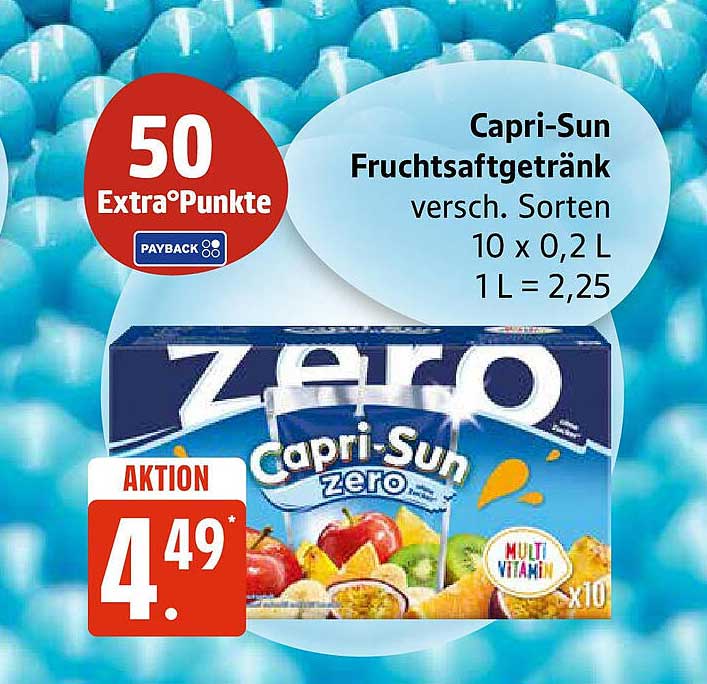 Capri-Sun Fruchtsaftgetränk, verschiedene Sorten, 10 x 0,2 L