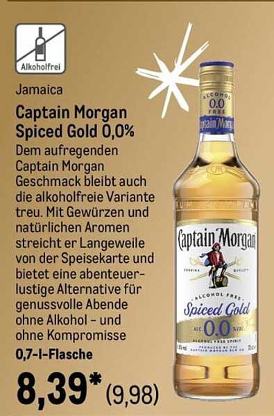 Captain Morgan Spiced Gold 0,0%