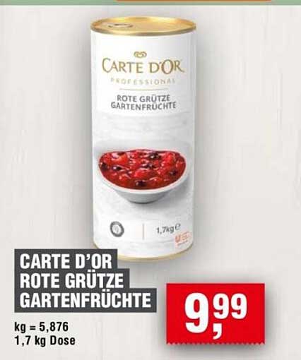 CARTE D’OR ROTE GRÜTZE GARTENFRÜCHTE 1,7 KG