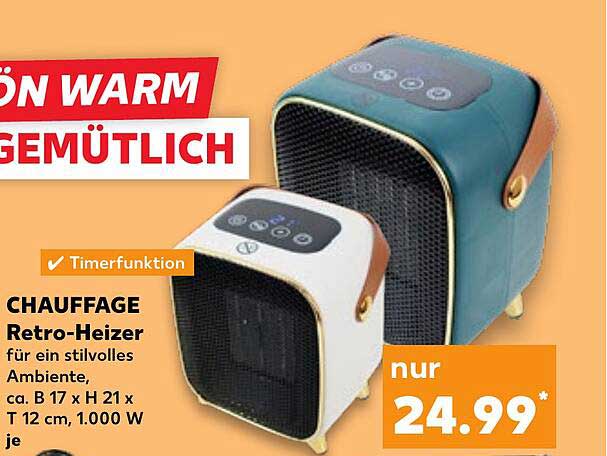 CHAUFFAGE Retro-Heizer für ein stilvolles Ambiente