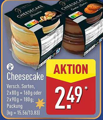 Cheesecake Verschiedene Sorten 2x80g oder 2x90g