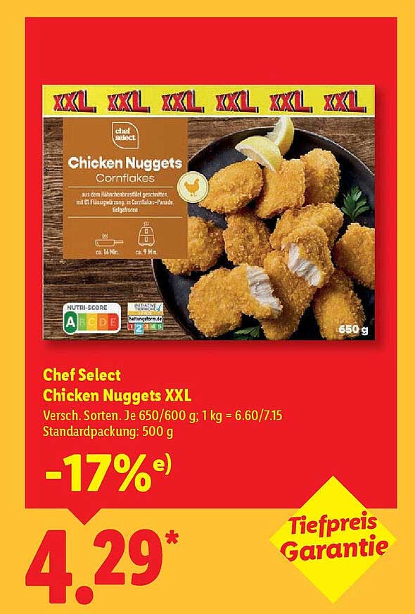 Chef Select Chicken Nuggets XXL