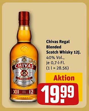 Chivas Regal Blended Scotch Whisky 12 Jahre