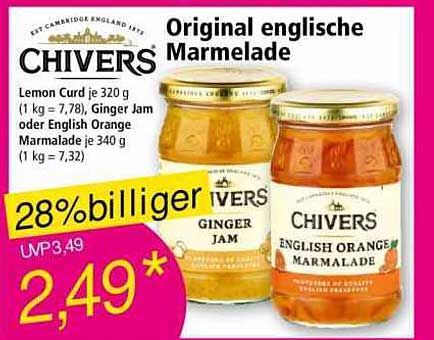 Chivers Original englische Marmelade
