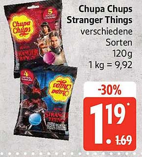 Chupa Chups Stranger Things verschiedene Sorten 120g