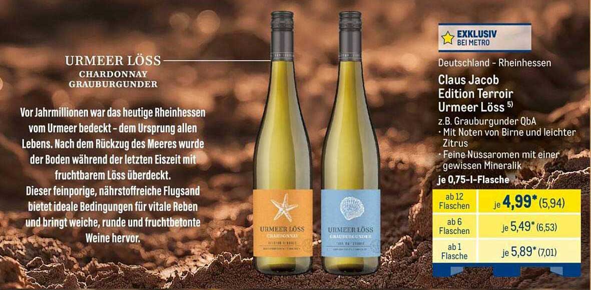 Claus Jacob Edition Terroir Urmeer Löß Chardonnay Grauburgunder