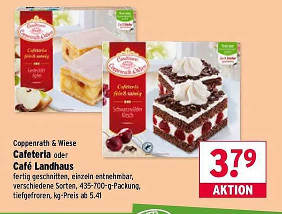 Coppenrath & Wiese Cafeteria oder Café Landhaus - tiefgefroren