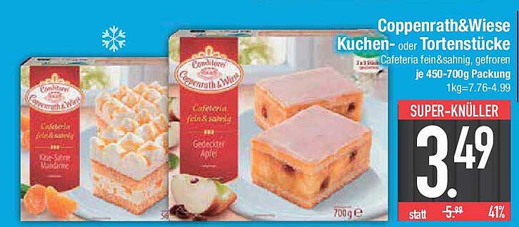 Coppenrath & Wiese Kuchen- oder Tortensstücke, 700g, gefroren