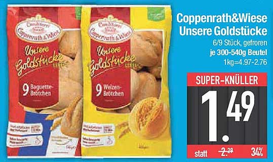 Coppenrath&Wiese Unsere Goldstücke 9 Baguette-Brötchen