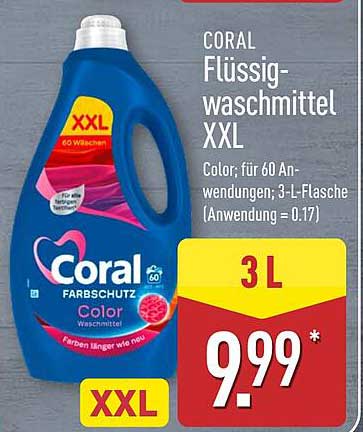 CORAL Flüssigwaschmittel XXL