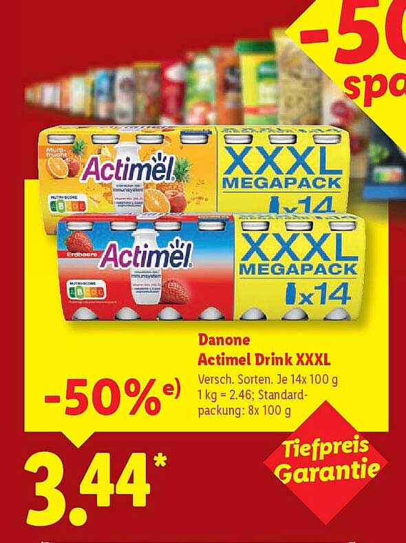 Danone Actimel Drink XXXL