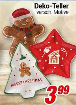 Deko-Teller versch. Motive
