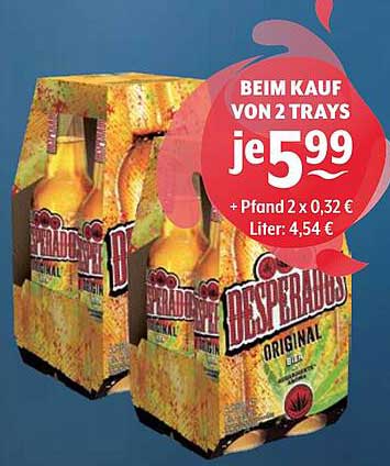 Desperados Original – Bier mit Tequila Geschmack