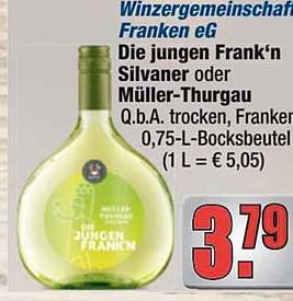 Die jungen Frank'n Silvaner oder Müller-Thurgau