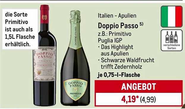 Doppio Passo – Italienischer Wein aus Apulien