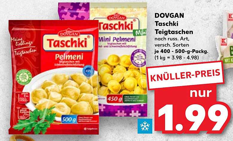 DOVGAN Taschkı Teigtaschen 500 g - Knüller-Preis