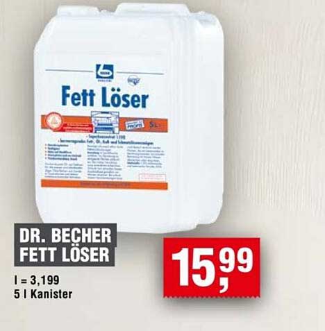 DR. BECHER FETT LÖSER 5 L KANISTER