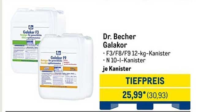 Dr. Becher Galakor – F3/F8/F9 12-kg-Kanister