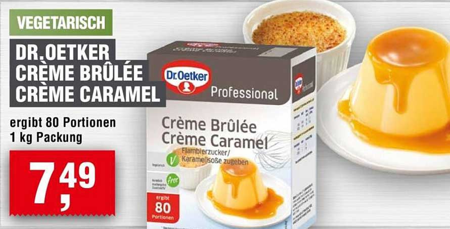 Dr. Oetker Crème Brûlée Crème Caramel