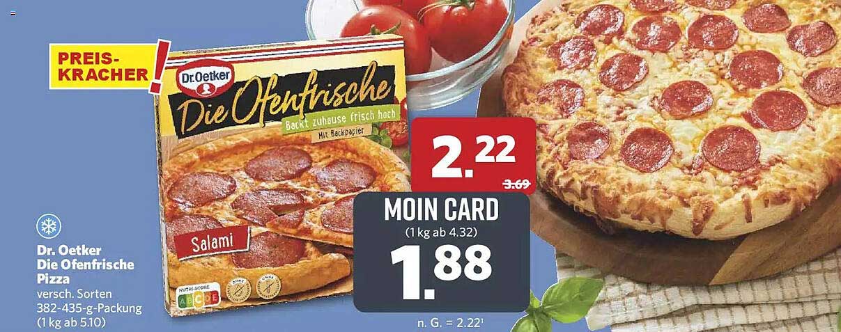 Dr. Oetker Die Ofenfrische Pizza Salami