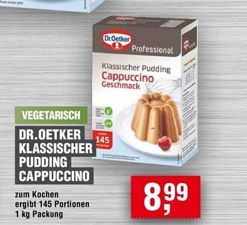Dr. Oetker Klassischer Pudding Cappuccino