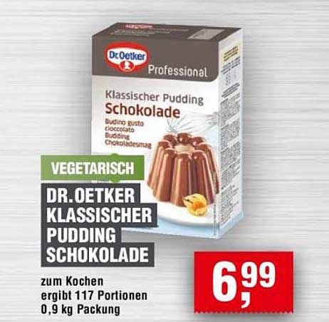 DR. OETKER KLASSISCHER PUDDING SCHOKOLADE 0,9 KG