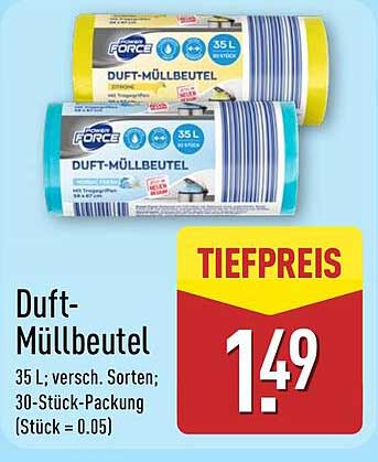 Duft-Müllbeutel 35 L - 30 Stück
