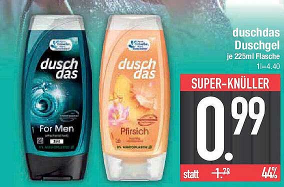 duschdas Duschgel 225ml Flasche - Super-Knüller