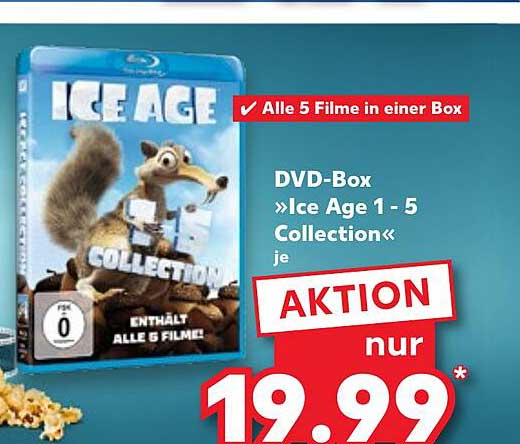 DVD-Box »Ice Age 1 - 5 Collection«