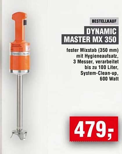 DYNAMIC MASTER MX 350 - Festen Mixstab für effizientes Arbeiten
