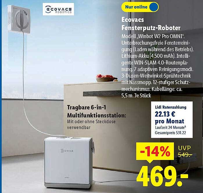 Ecovacs Fensterputz-Roboter