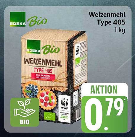 EDEKA Bio Weizenmehl Type 405 1 kg