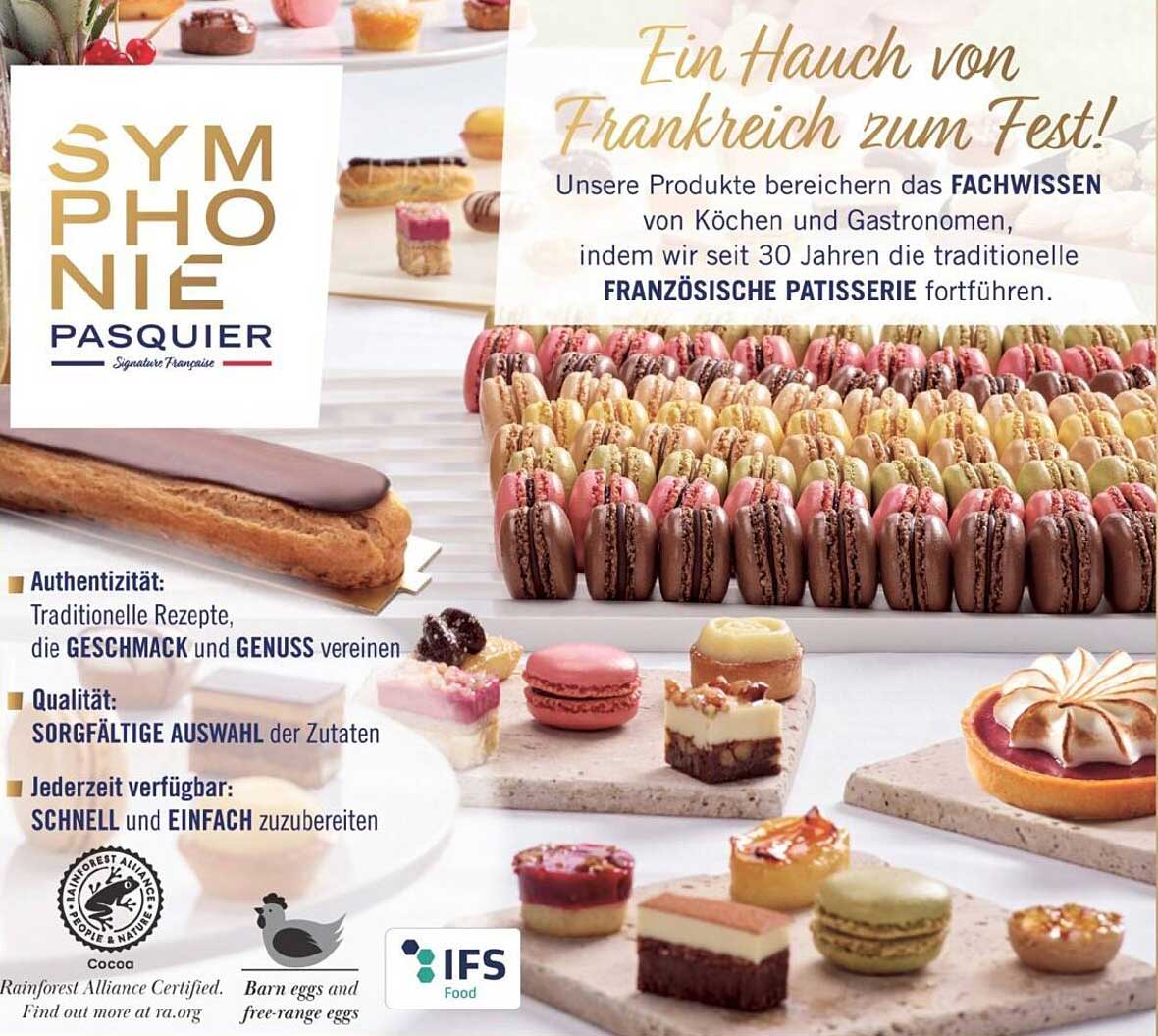 Ein Hauch von Frankreich zum Fest - Französische Patisserie von Symphony Pasquier