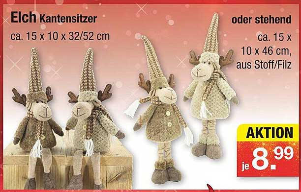 Elch Kantensitzer oder stehend