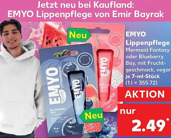 EMYO Lippenpflege von Emir Bayrak – Jetzt neu bei Kaufland!