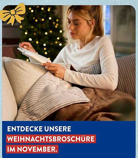 Entdecke unsere Weihnachtsbroschüre im November